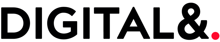 Black banner with a small red curved accent in the bottom-right corner